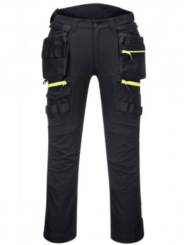 Portwest DX440 Detachable Holster Pocket Trousers - Black Regular leg Workwear